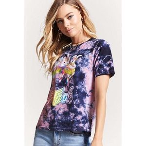  Lisa Frank Ballet Dancing Bunnies Tie Dye Tee